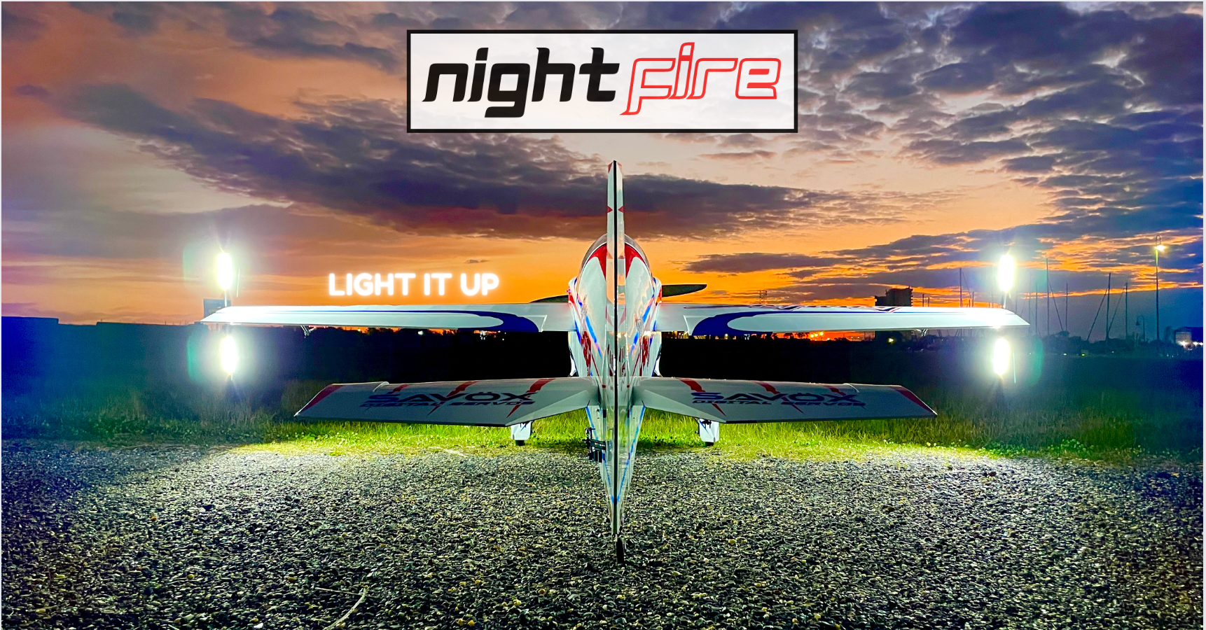 Night Flying Light Systems for high performance model aircraft Night Fire RC