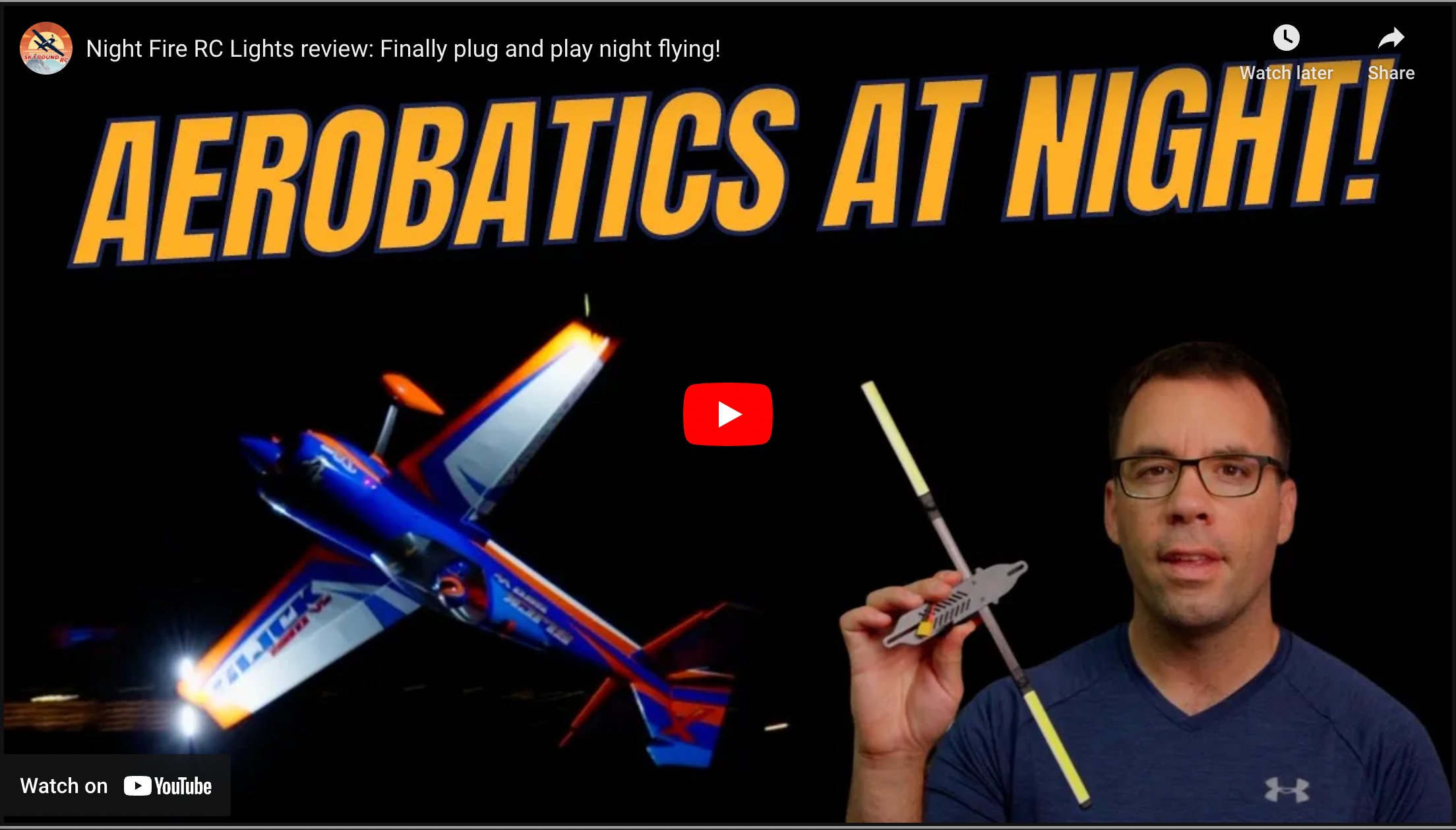 Night flying hot sale rc plane